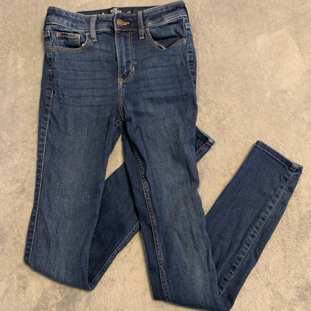 Hollister Dark Blue Skinny Jeans